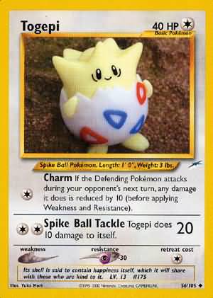 Togepi (56/105) [Neo Destiny Unlimited] | Game Master's Emporium (The New GME)