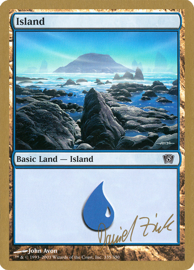 Island (dz335) (Daniel Zink) [World Championship Decks 2003] | Game Master's Emporium (The New GME)
