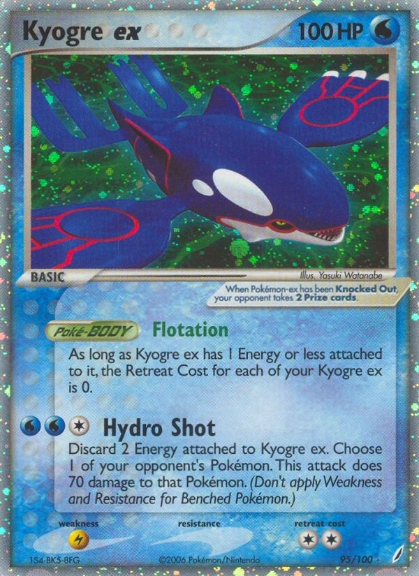 Kyogre ex (95/100) [EX: Crystal Guardians] | Game Master's Emporium (The New GME)