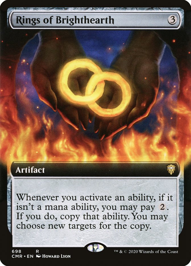 Rings of Brighthearth (Extended Art) [Commander Legends] | Game Master's Emporium (The New GME)