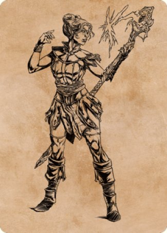 Neera, Wild Mage Art Card [Commander Legends: Battle for Baldur's Gate Art Series] | Game Master's Emporium (The New GME)