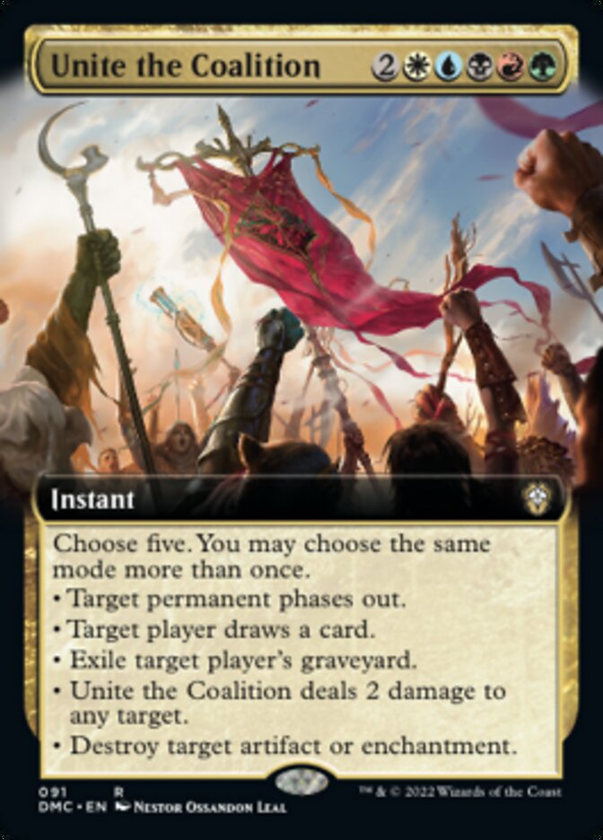 Unite the Coalition (Extended Art) [Dominaria United Commander] | Game Master's Emporium (The New GME)