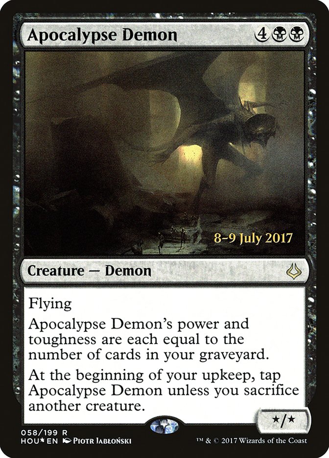Apocalypse Demon [Hour of Devastation Prerelease Promos] | Game Master's Emporium (The New GME)