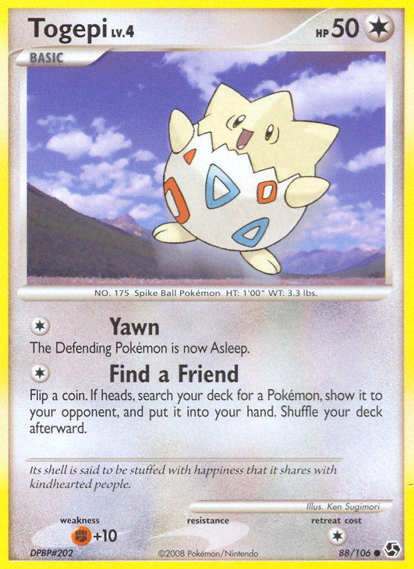 Togepi (88/106) [Diamond & Pearl: Great Encounters] | Game Master's Emporium (The New GME)