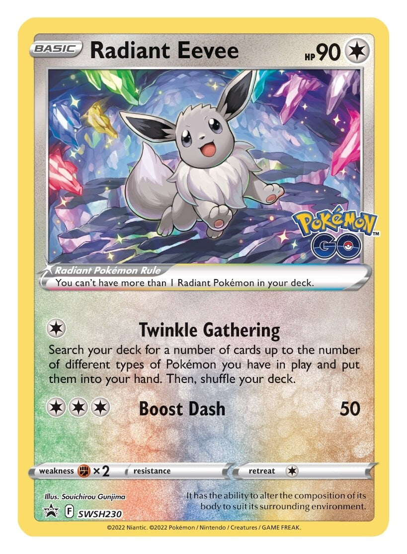Radiant Eevee (SWSH230) [Sword & Shield: Black Star Promos] | Game Master's Emporium (The New GME)