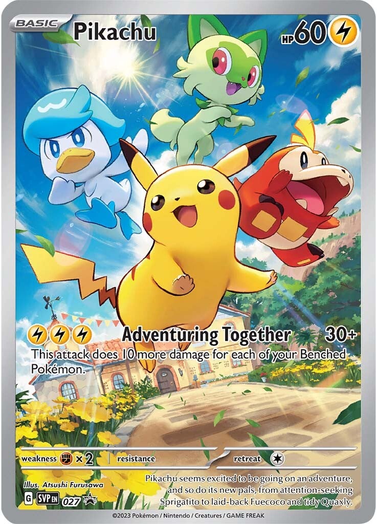 Pikachu (027) [Scarlet & Violet: Black Star Promos] | Game Master's Emporium (The New GME)