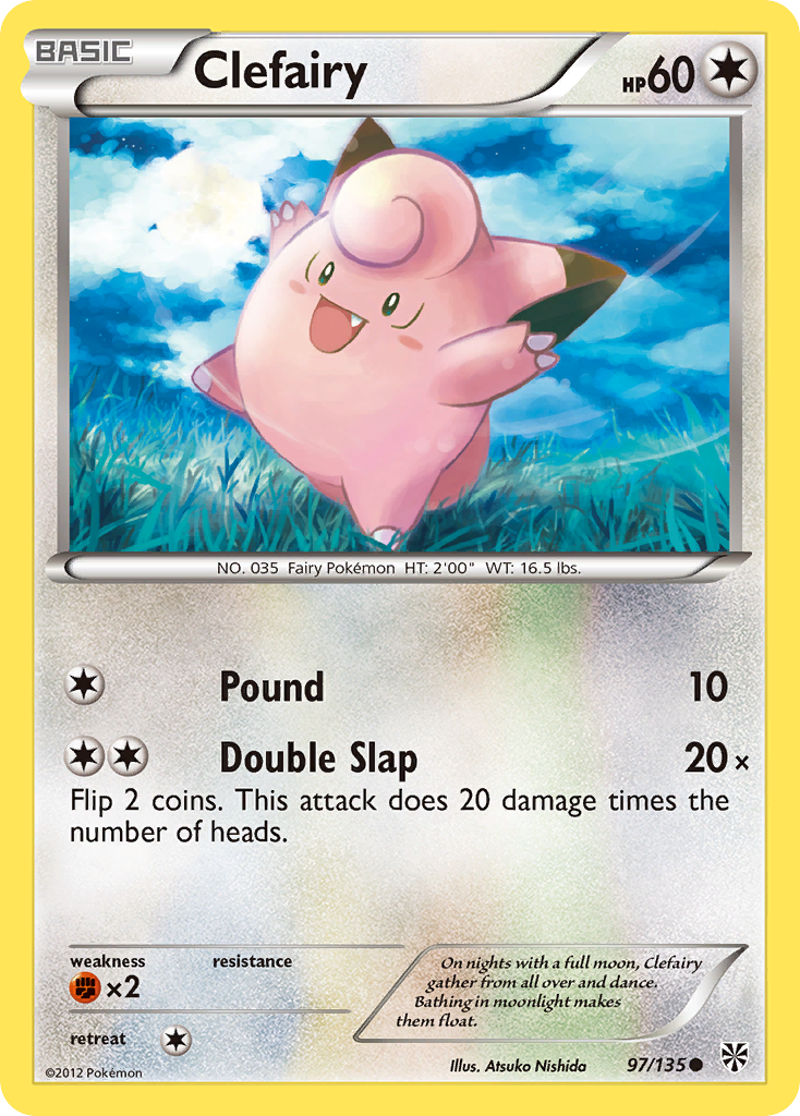 Clefairy (97/135) [Black & White: Plasma Storm] | Game Master's Emporium (The New GME)