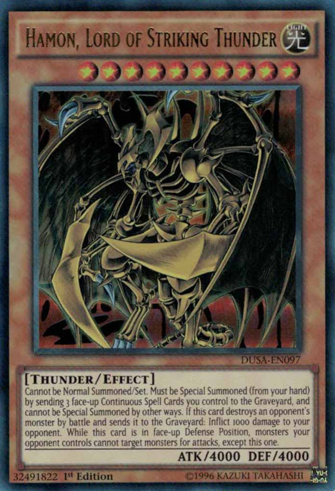 Hamon, Lord of Striking Thunder [DUSA-EN097] Ultra Rare | Game Master's Emporium (The New GME)