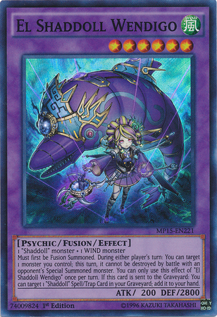 El Shaddoll Wendigo [MP15-EN221] Super Rare | Game Master's Emporium (The New GME)