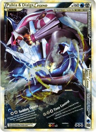 Palkia & Dialga LEGEND (101/102) (Jumbo Card) [HeartGold & SoulSilver: Triumphant] | Game Master's Emporium (The New GME)