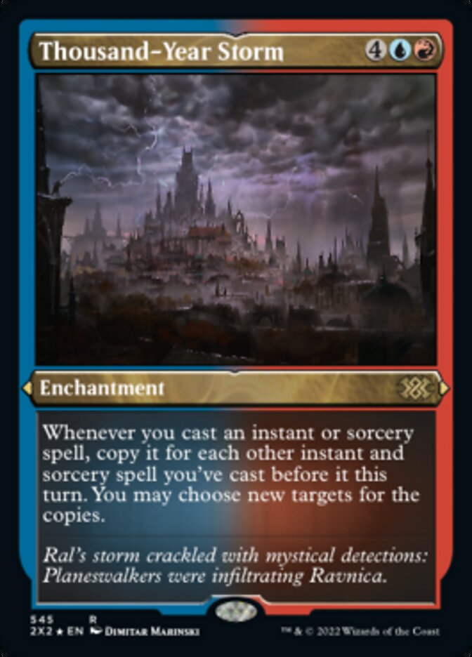Thousand-Year Storm (Foil Etched) [Double Masters 2022] | Game Master's Emporium (The New GME)