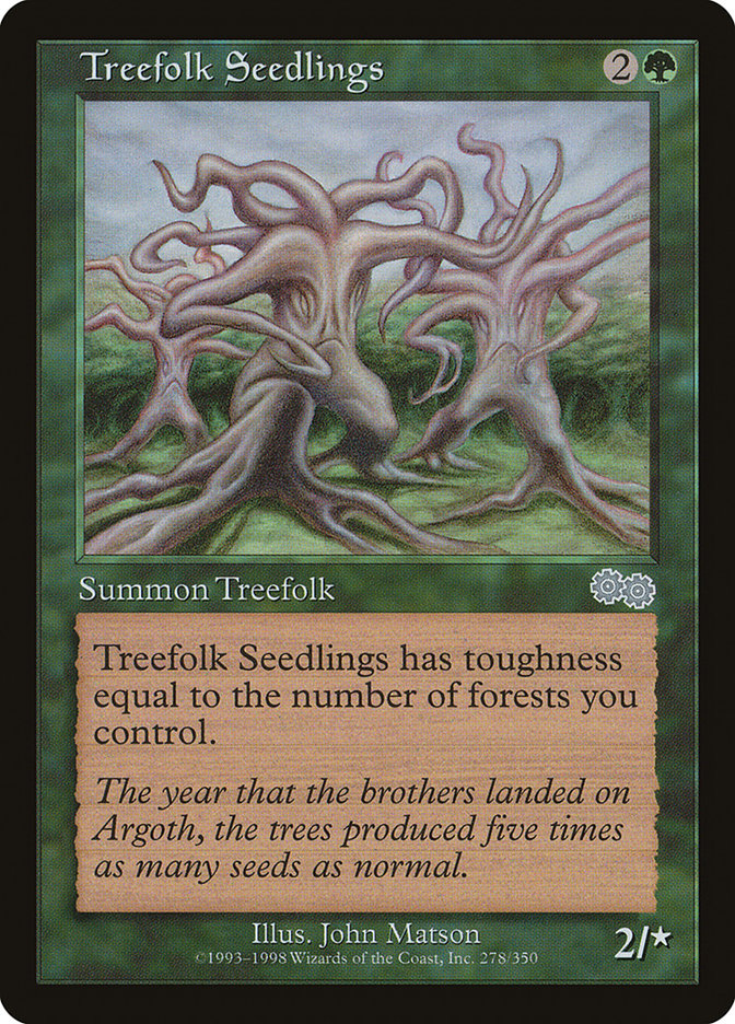 Treefolk Seedlings [Urza's Saga] | Game Master's Emporium (The New GME)