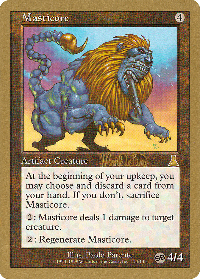 Masticore (Mark Le Pine) (SB) [World Championship Decks 1999] | Game Master's Emporium (The New GME)