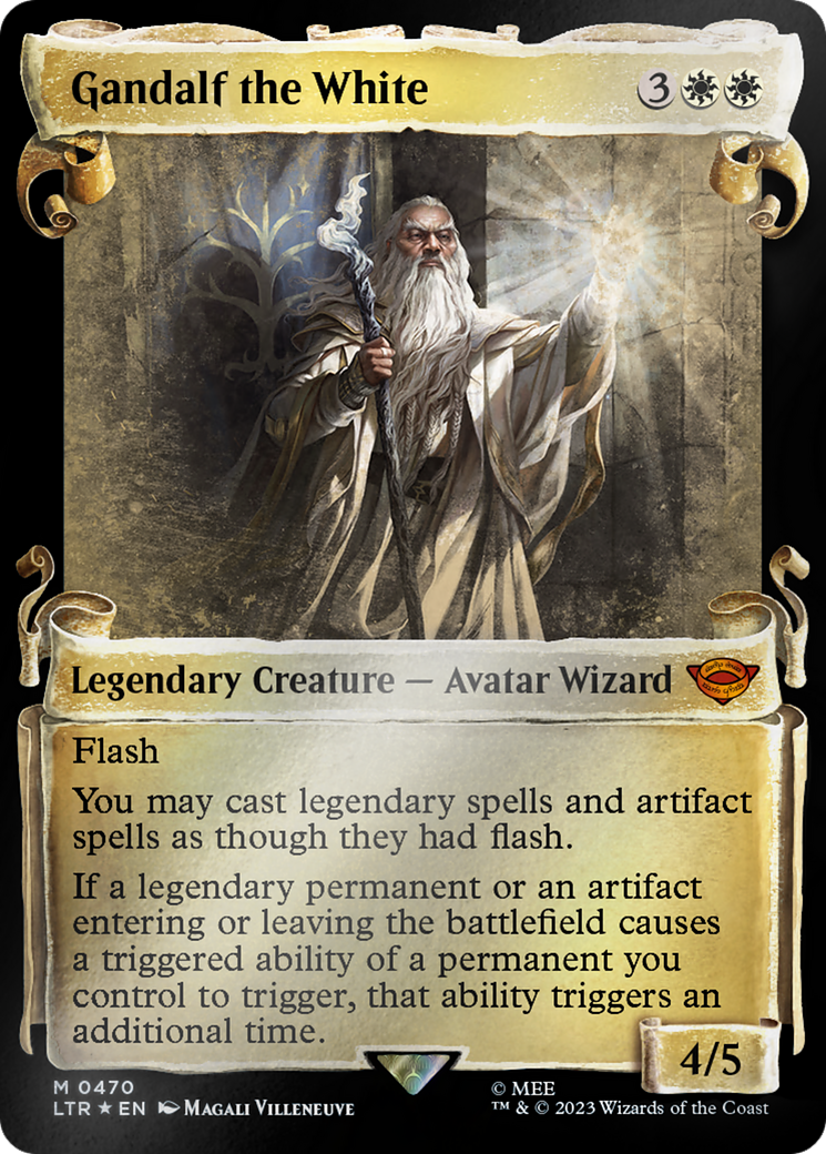 Gandalf the White [The Lord of the Rings: Tales of Middle-Earth Showcase Scrolls] | Game Master's Emporium (The New GME)