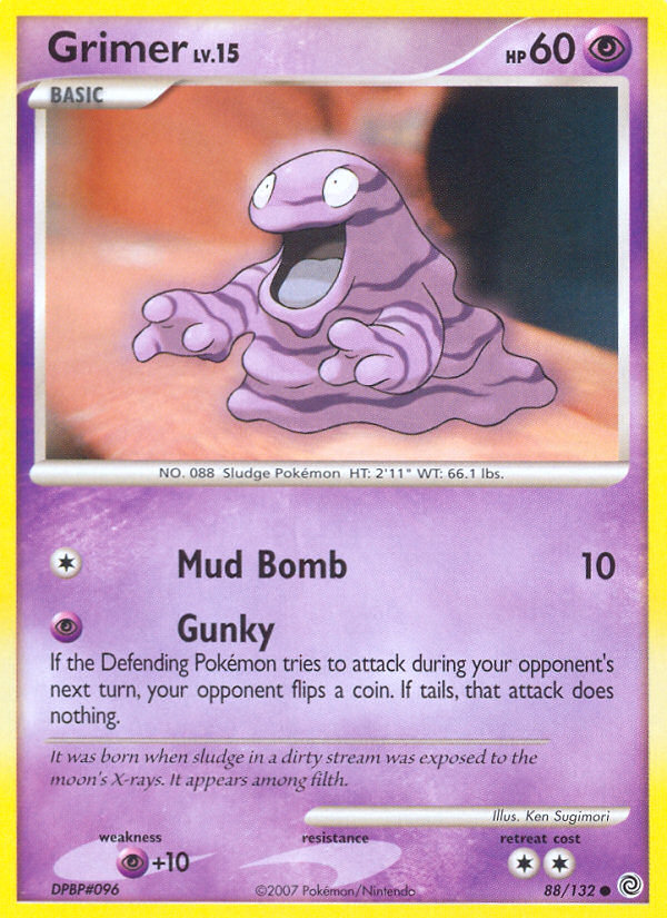 Grimer (88/132) [Diamond & Pearl: Secret Wonders] | Game Master's Emporium (The New GME)