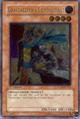 Gravekeeper's Commandant [FOTB-EN015] Ultimate Rare | Game Master's Emporium (The New GME)