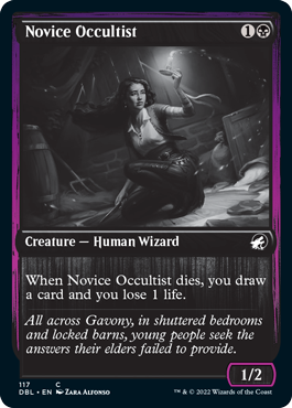 Novice Occultist [Innistrad: Double Feature] | Game Master's Emporium (The New GME)