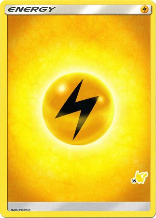 Lightning Energy (Pikachu Stamp #35) [Battle Academy 2020] | Game Master's Emporium (The New GME)