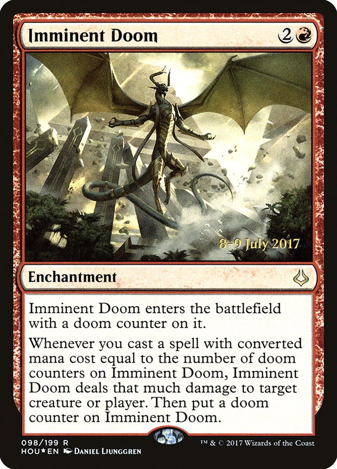 Imminent Doom [Hour of Devastation Prerelease Promos] | Game Master's Emporium (The New GME)