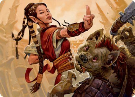 Half-Elf Monk Art Card [Dungeons & Dragons: Adventures in the Forgotten Realms Art Series] | Game Master's Emporium (The New GME)