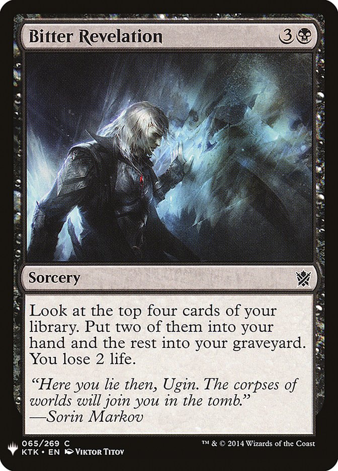 Bitter Revelation [Mystery Booster] | Game Master's Emporium (The New GME)