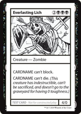 Everlasting Lich (2021 Edition) [Mystery Booster Playtest Cards] | Game Master's Emporium (The New GME)