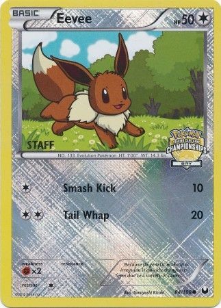 Eevee (84/108) (City Championship Staff) [League & Championship Cards] | Game Master's Emporium (The New GME)