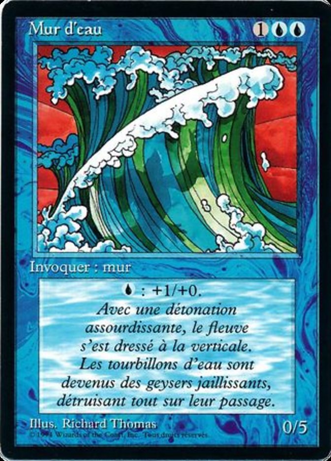 Wall of Water [Foreign Black Border] | Game Master's Emporium (The New GME)