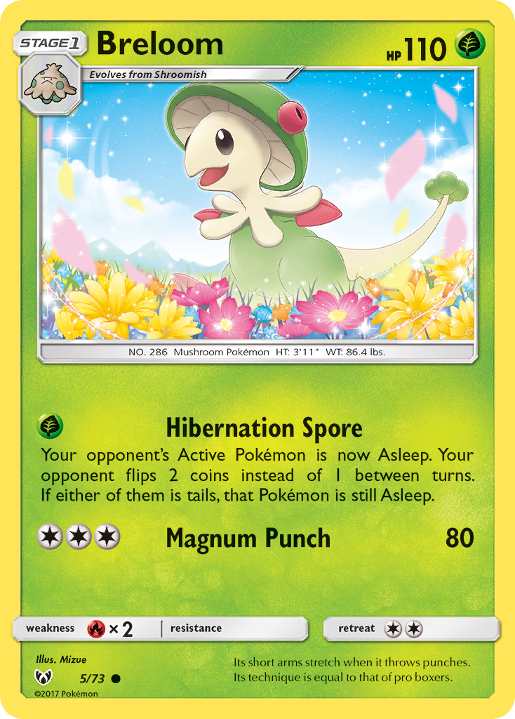 Breloom (5/73) [Sun & Moon: Shining Legends] | Game Master's Emporium (The New GME)