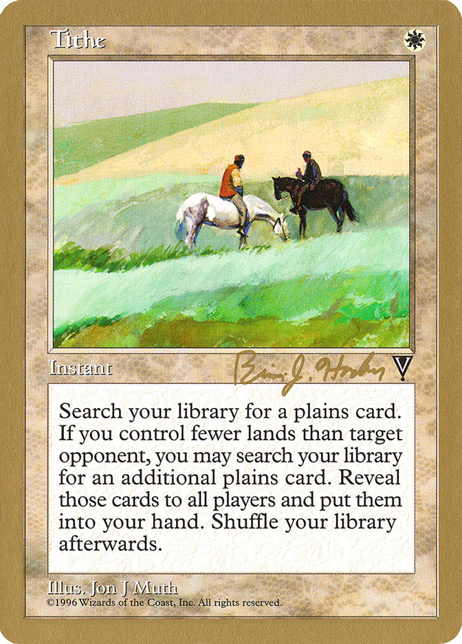 Tithe (Brian Hacker) [World Championship Decks 1998] | Game Master's Emporium (The New GME)