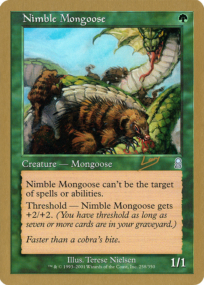 Nimble Mongoose (Raphael Levy) [World Championship Decks 2002] | Game Master's Emporium (The New GME)