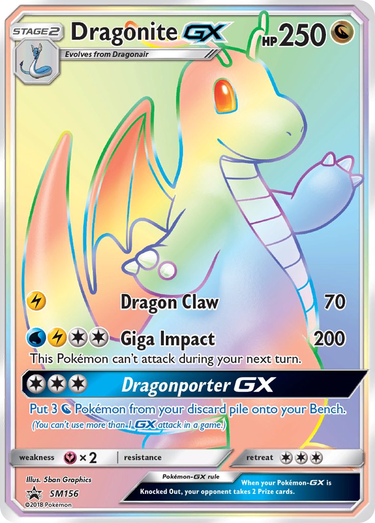 Dragonite GX (SM156) [Sun & Moon: Black Star Promos] | Game Master's Emporium (The New GME)