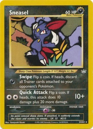 Sneasel (24/64) [Neo Revelation Unlimited] | Game Master's Emporium (The New GME)