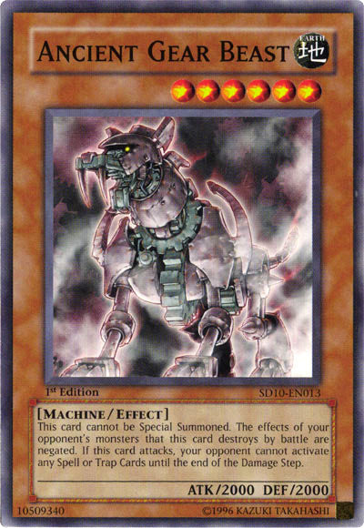 Ancient Gear Beast [SD10-EN013] Common | Game Master's Emporium (The New GME)