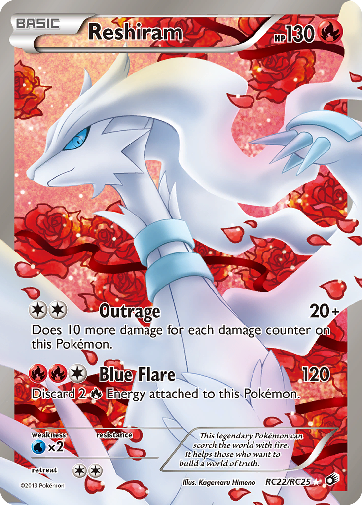 Reshiram (RC22/RC25) [Black & White: Legendary Treasures] | Game Master's Emporium (The New GME)