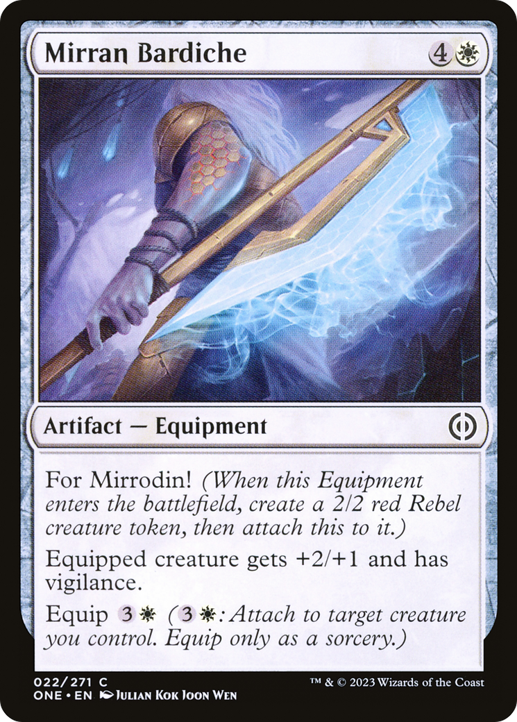 Mirran Bardiche [Phyrexia: All Will Be One] | Game Master's Emporium (The New GME)