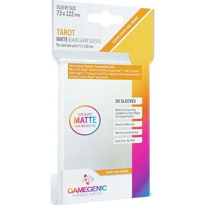 GameGenic 50 Tarot Sized Matte Board Game Sleeves 73mm x 122mm | Game Master's Emporium (The New GME)