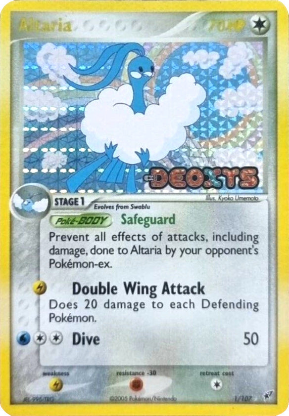 Altaria (1/107) (Stamped) [EX: Deoxys] | Game Master's Emporium (The New GME)