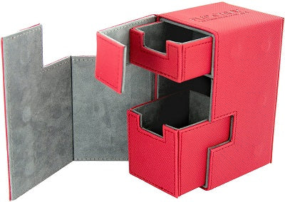 Flip and Tray Xenoskin Deck Case Red 100+ | Game Master's Emporium (The New GME)