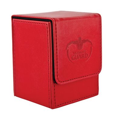 Flip Deck Case Leatherette Red 100+ | Game Master's Emporium (The New GME)
