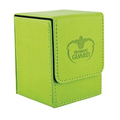 Flip Deck Case Leatherette Green 100+ | Game Master's Emporium (The New GME)