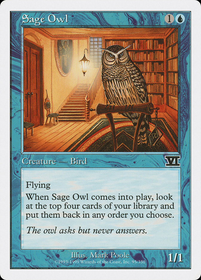 Sage Owl [Classic Sixth Edition] | Game Master's Emporium (The New GME)