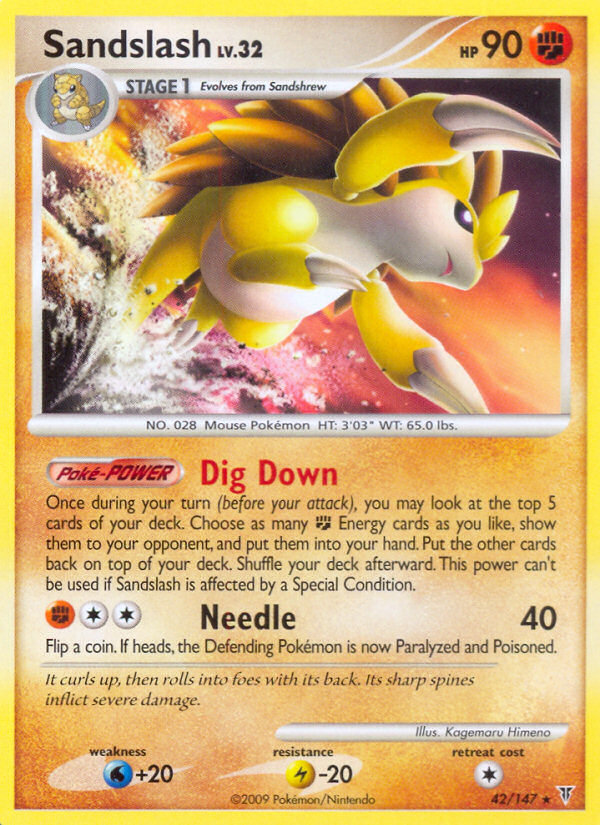 Sandslash (42/147) [Platinum: Supreme Victors] | Game Master's Emporium (The New GME)