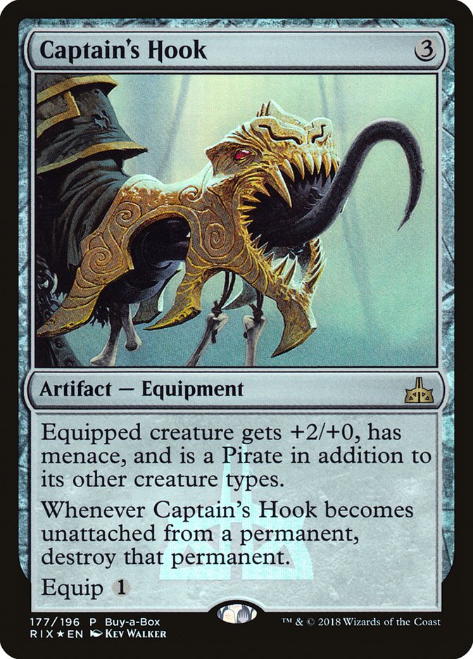 Captain's Hook (Buy-A-Box) [Rivals of Ixalan Promos] | Game Master's Emporium (The New GME)
