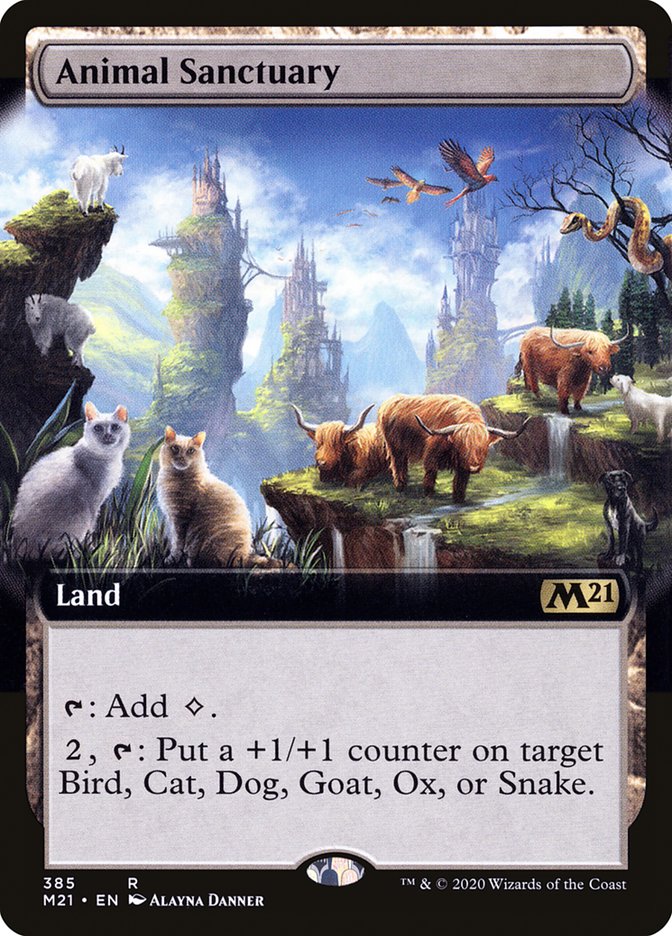 Animal Sanctuary (Extended Art) [Core Set 2021] | Game Master's Emporium (The New GME)