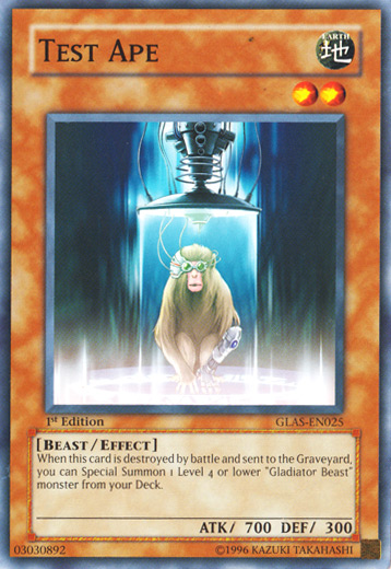 Test Ape [GLAS-EN025] Common | Game Master's Emporium (The New GME)