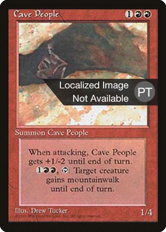 Cave People [Fourth Edition (Foreign Black Border)] | Game Master's Emporium (The New GME)