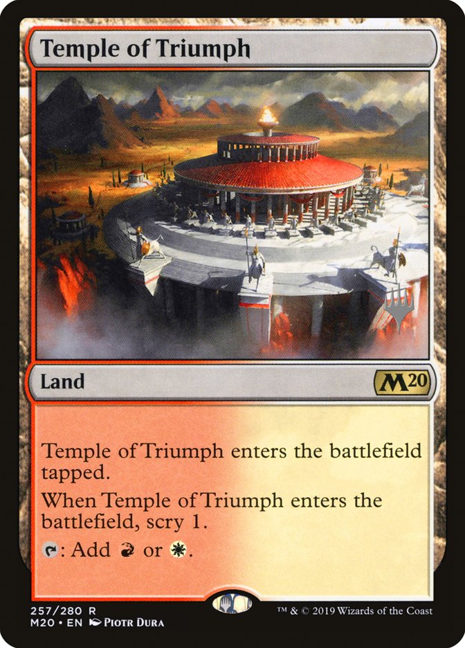 Temple of Triumph (Promo Pack) [Core Set 2020 Promos] | Game Master's Emporium (The New GME)