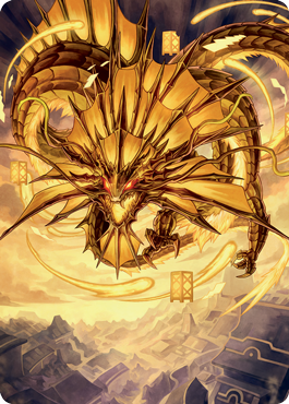 Ao, the Dawn Sky 2 Art Card [Kamigawa: Neon Dynasty Art Series] | Game Master's Emporium (The New GME)