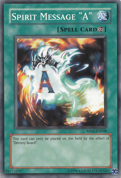 Spirit Message "A" [RP02-EN048] Common | Game Master's Emporium (The New GME)